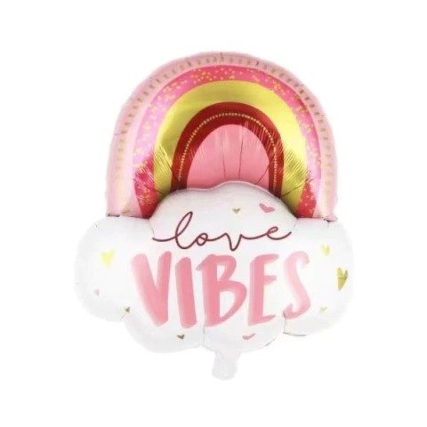 Producto - GLOBO ARCOIRIS LOVE VIBES  ( FOTO ILUSTRATIVA)