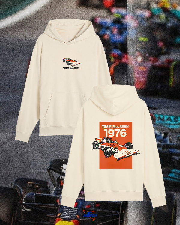 Producto - Hoodie cremita Mclaren 1976