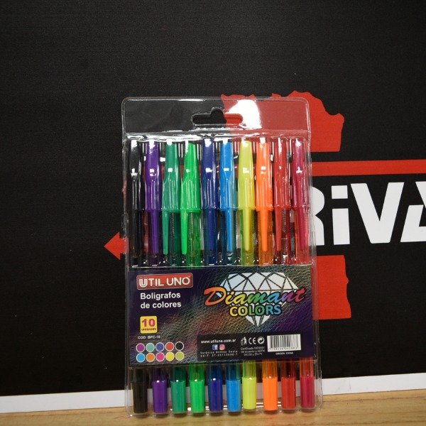 Producto - BOLIOGRAFO X10 COLORES BPC-10