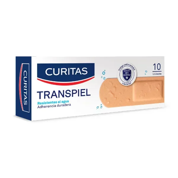 Producto - CURITAS tela elástica adhesiva x 10 unidades