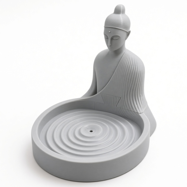 Producto - Porta Sahumerio Buda Impreso En 3d - 2