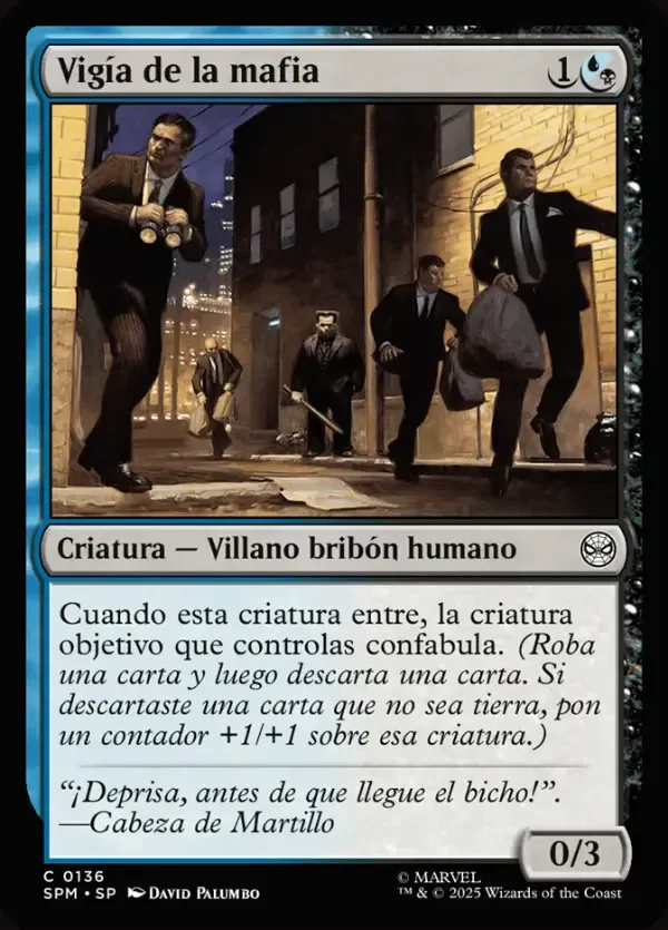 Producto - Vigía de la mafia / Mob Lookout #136  Marvel's Spider-Man ESP