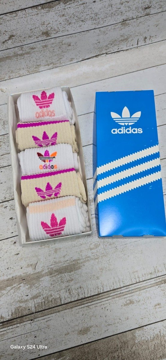 Producto - Caja de 5 pares de medias adidas modelo 3