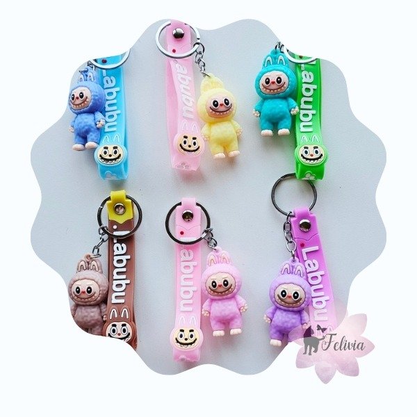 Producto - Llavero Labubu de goma