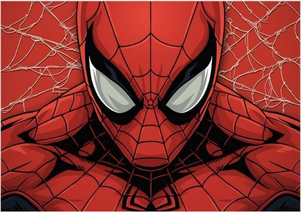 Producto - Lamina comestible rectangular Spiderman 4