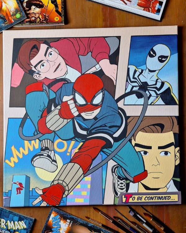 Producto - Lienzo original Your Friendly Neighborhood Spider Man