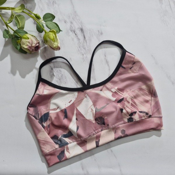 Producto - Top rosa estampado- talle 1