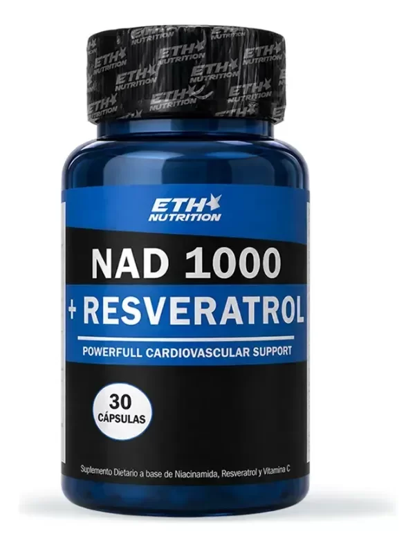 Producto - NAD + Resveratrol ETH Nutrition - 30 caps - 1