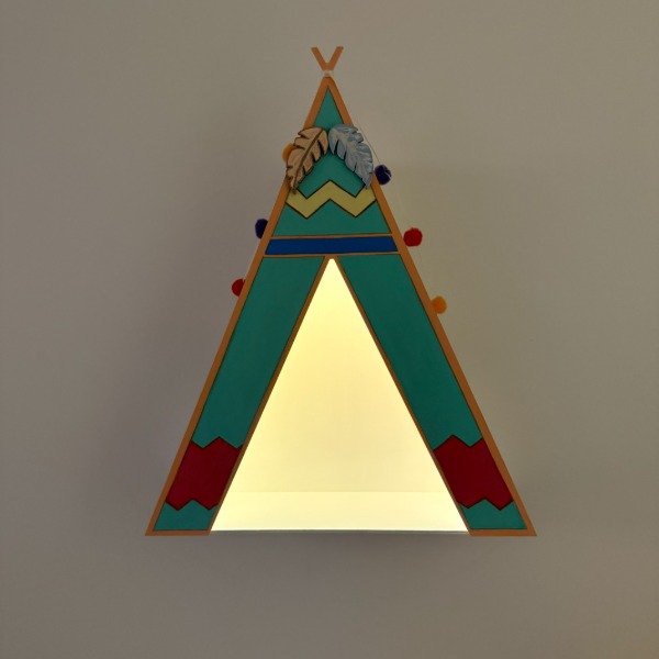 Producto - Cuadro repisa TIPI TRIBAL "Con Luz"!