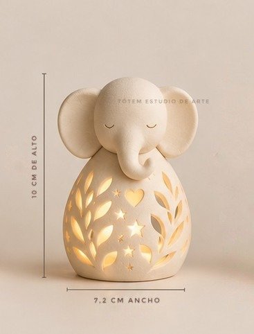 Producto - Pack Souvenir con Vela LED  Elefante Bimba - 1