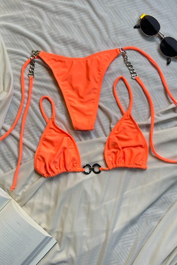 Producto - BIKINI MARGARITA NARANJA FLUO