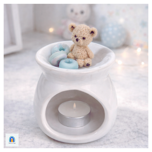 Producto - Souvenir hornito aromático + wax melts Osito y Donas (MÍNIMO 10 UNIDADES)