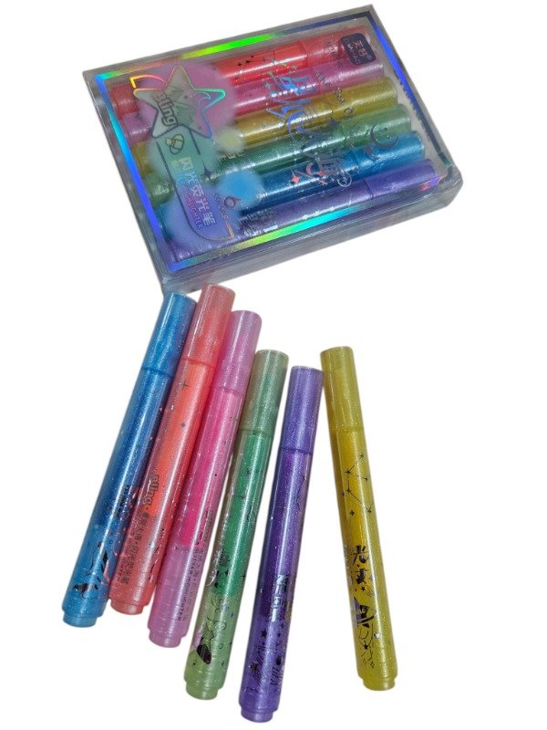Producto - Resaltadores Glitter x 6 Bling