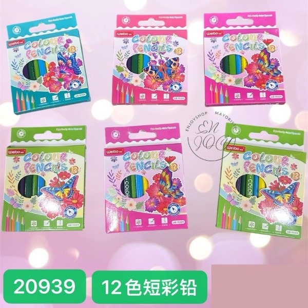 Producto - BLISTER DE 12 LAPICES COLORES WEIBO 20939