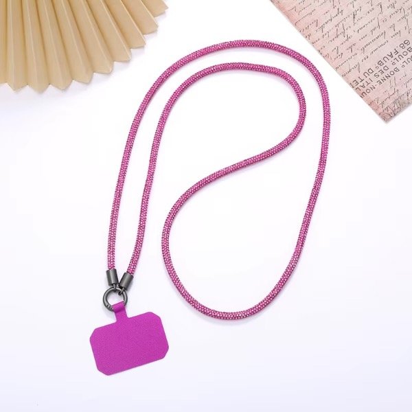 Producto - Correa larga strass fucsia