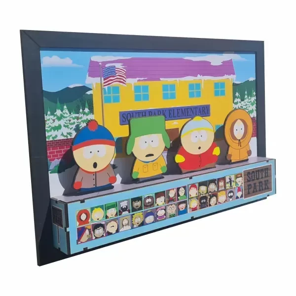 Producto - Cuadro 3D South Park