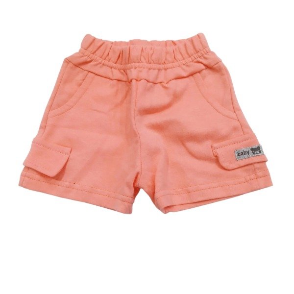 Producto - Short beba cargo salmon T2