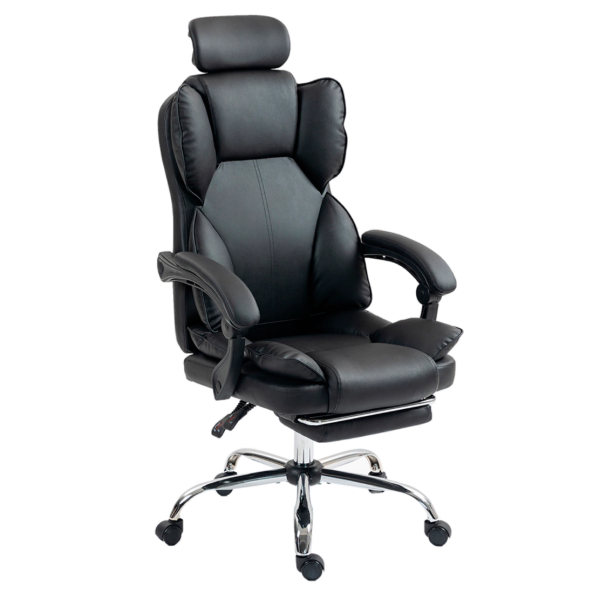 Producto - Silla oficina/ejecutiva -apoyabrazos/reposacabeza/reposapies -asiento y respald