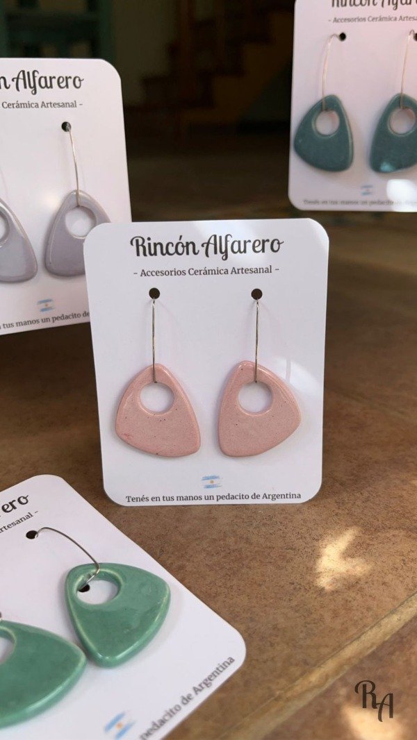 Producto - Pendientes Buenos Aires - irregulares calados varios colores