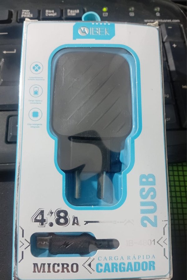 Producto - Cagador Ibek 4.8A Micro