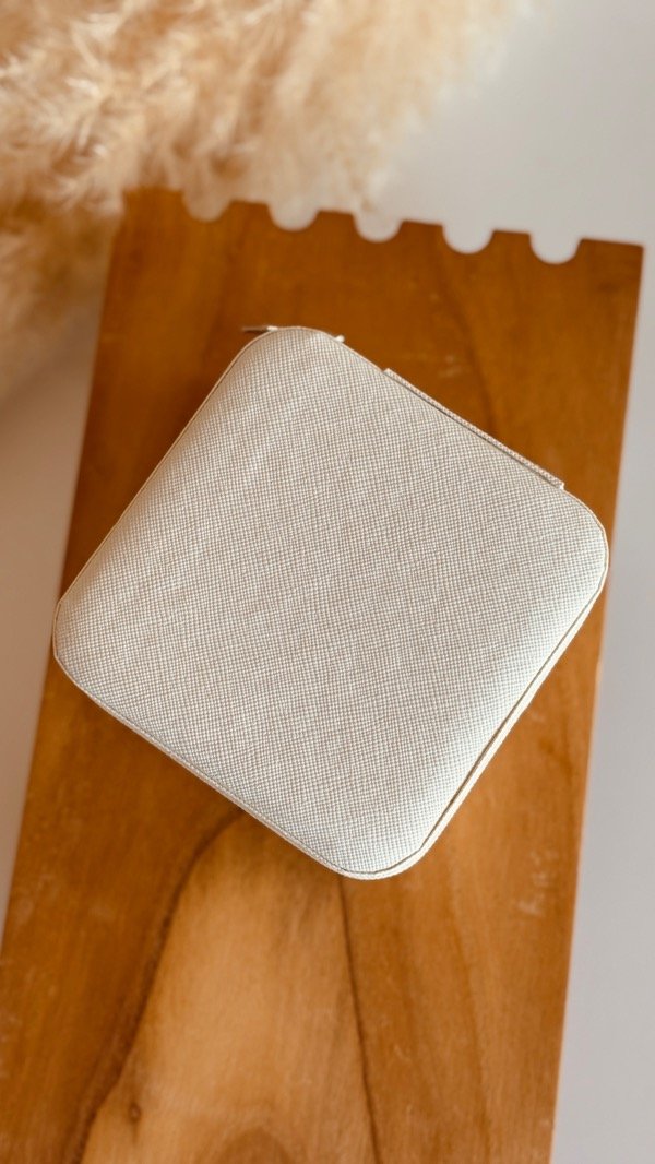 Producto - Alhajero cuadrado blanco