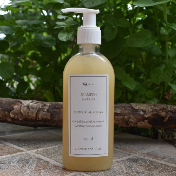 Producto - Shampoo en Gel Emoliente con Romero, Aloe Vera, Hialurónico y Pantenol