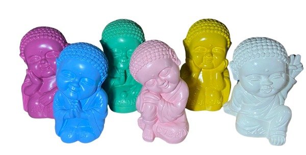 Producto - Buda Bebe Pintado 20cm
