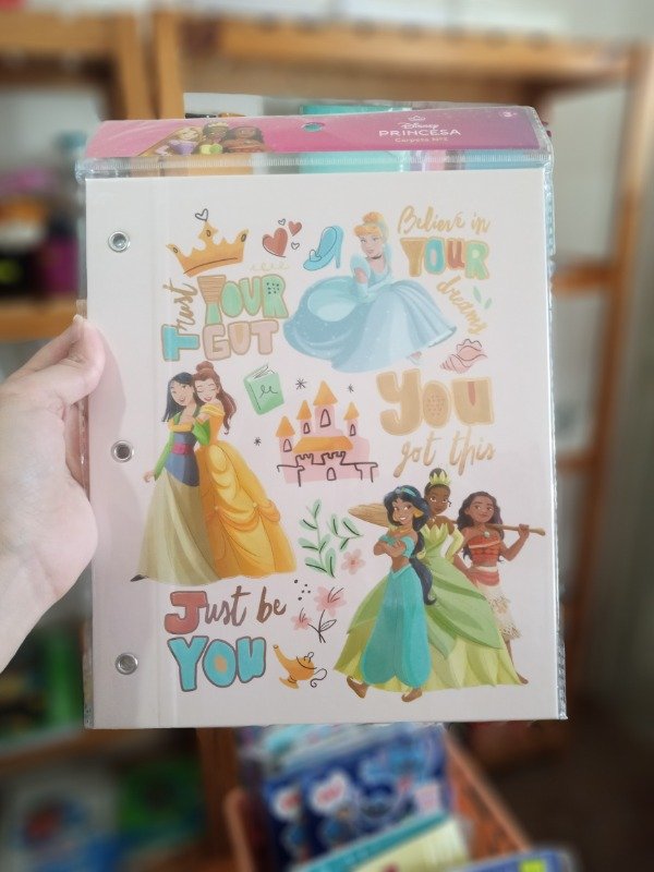 Producto - Carpeta escolar Ezco N3 Princesas