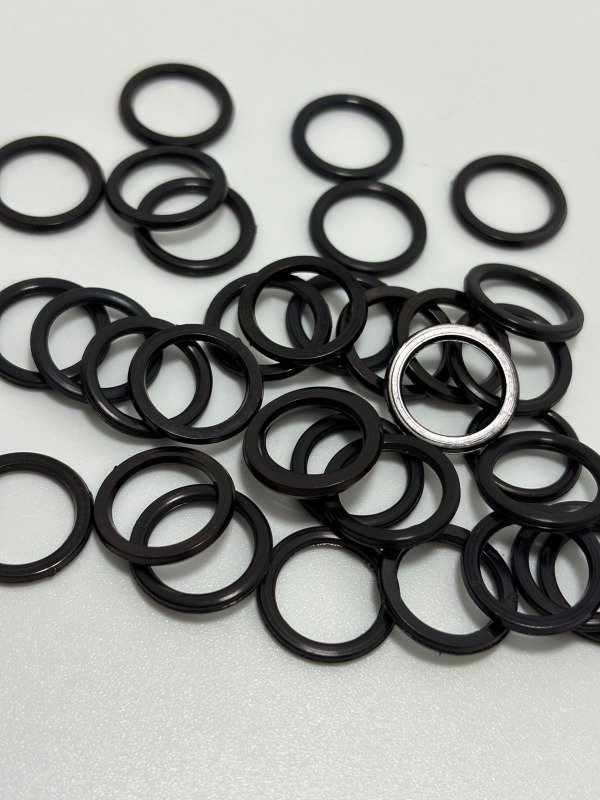 Producto - Aro plástico 13mm negro (100u)