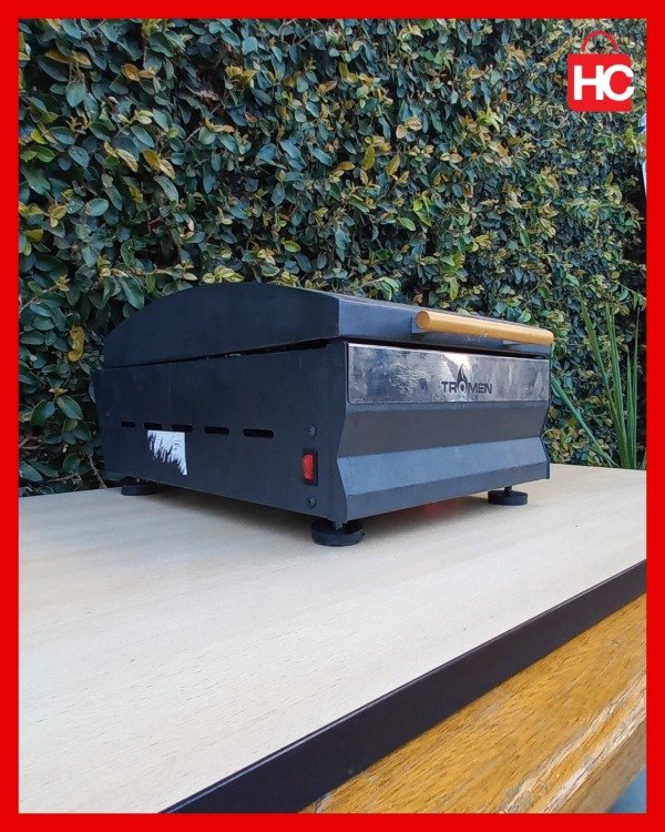 Producto - Parrilla eléctrica portátil  Tromen Angus E360 con tapa de acero inoxidable - 2