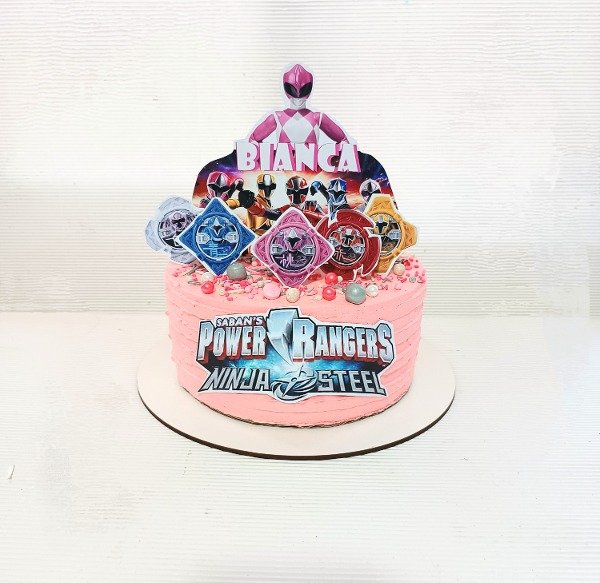 TORTA POWER RANGERS - Mirian dulce golosinas