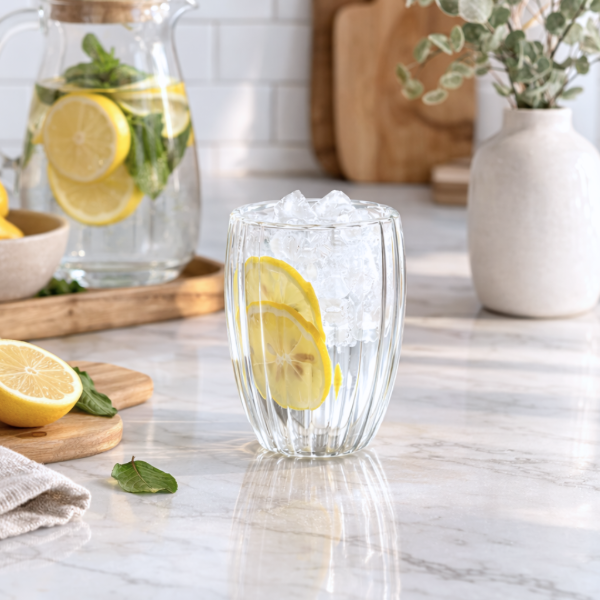 Producto - VASO ACANALADO DOBLE CAPA 450CC