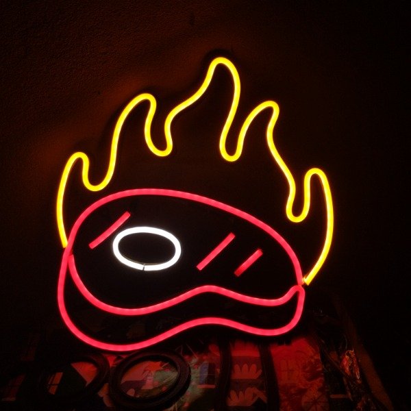 Producto - Cartel Carne Asada Neon Led