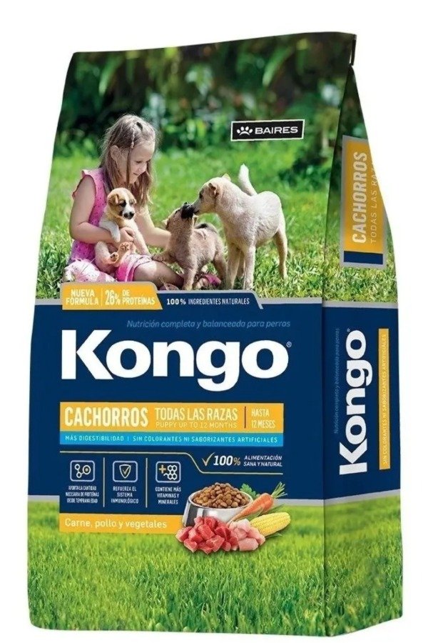 Producto - Kongo natural Cachorro 21+4 kg gratis