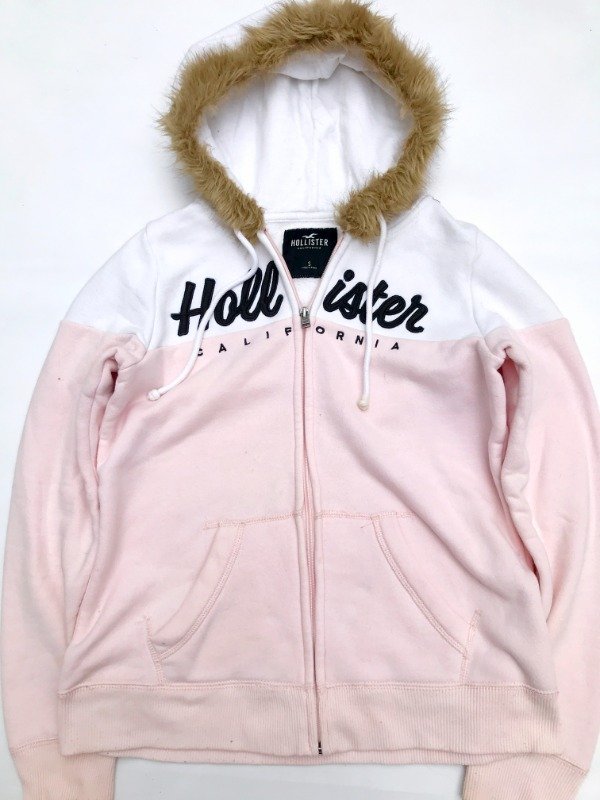Producto - Fur zip up HOLLISTER pink - 5