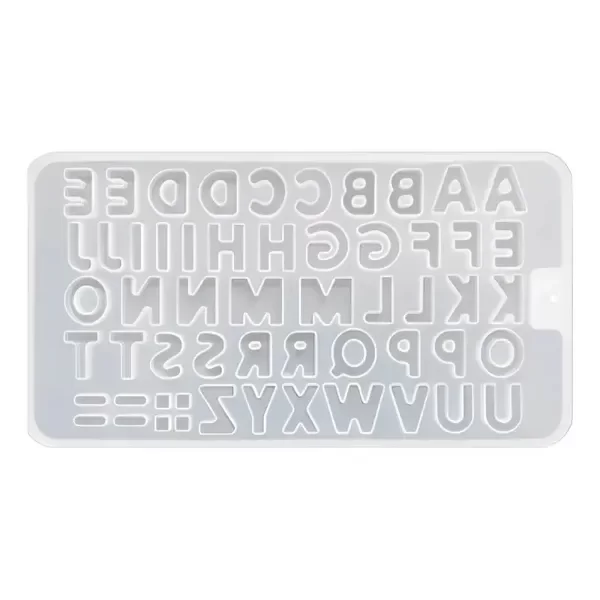 Producto - Molde Silicona Abecedario Letras 1,8 Cm Fondant Resina - 0