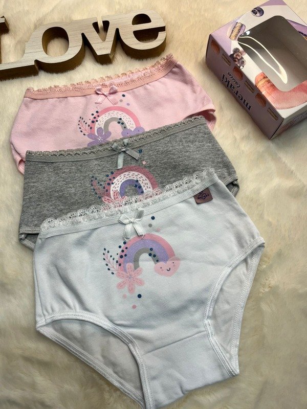 Producto - Pack X3 Bombachas Niñas - COD 1407