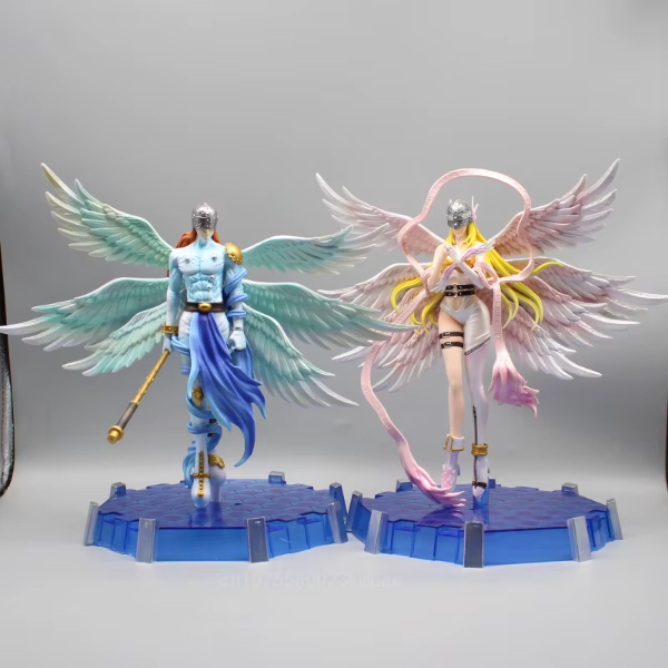 Producto - Diorama Luz Angemon y Angewomon - Digimon (28cm)