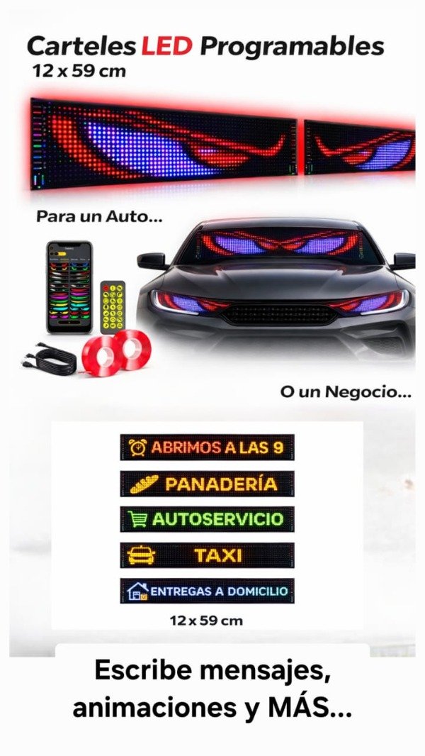 Producto - Carteles led Programables