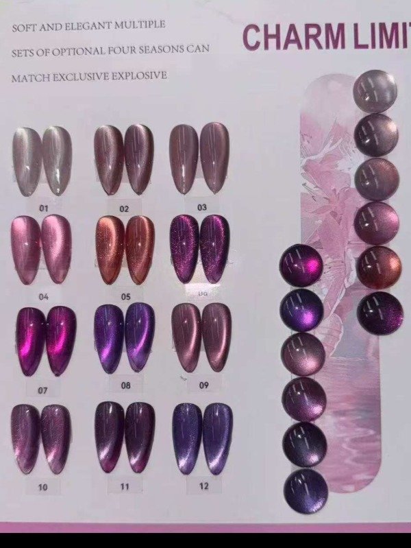Producto - Cat eye 10ml Tonos Violetas - Charm Limit