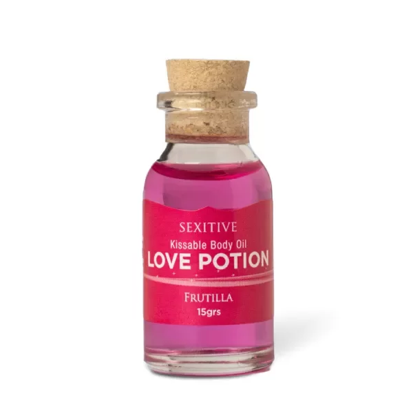 Producto - MINI Aceite Comestible Love Potion Frutilla - 15grs