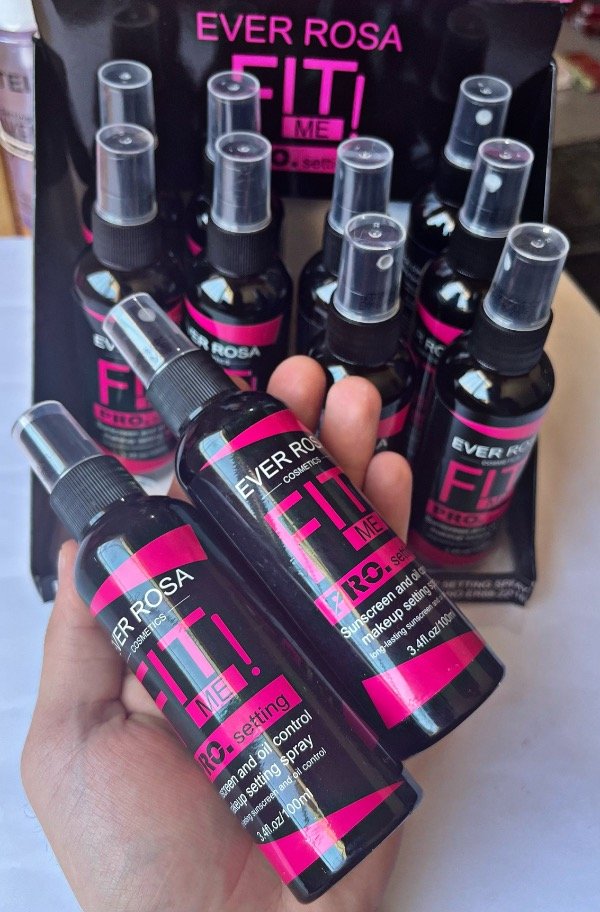 Producto - Fijador Fit Me Pro Ever Rosa x3 unidades