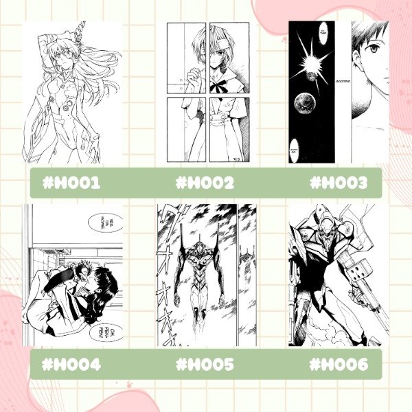 Producto - Evangelion // Postales foil - 8