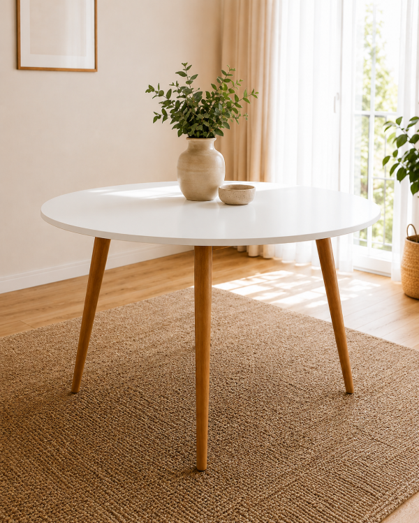 Producto - MESA NÓRDICA EN MADERA PARAÍSO / 120cm
