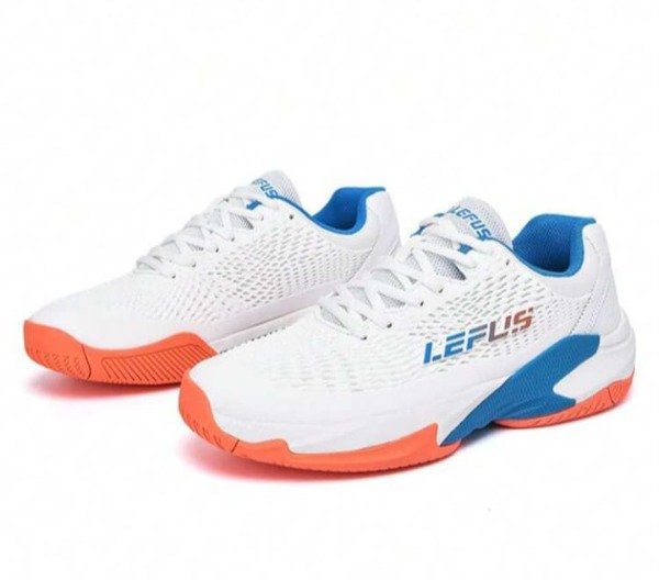Producto - Zapatilla deportiva Indoor Blanca/Naranja