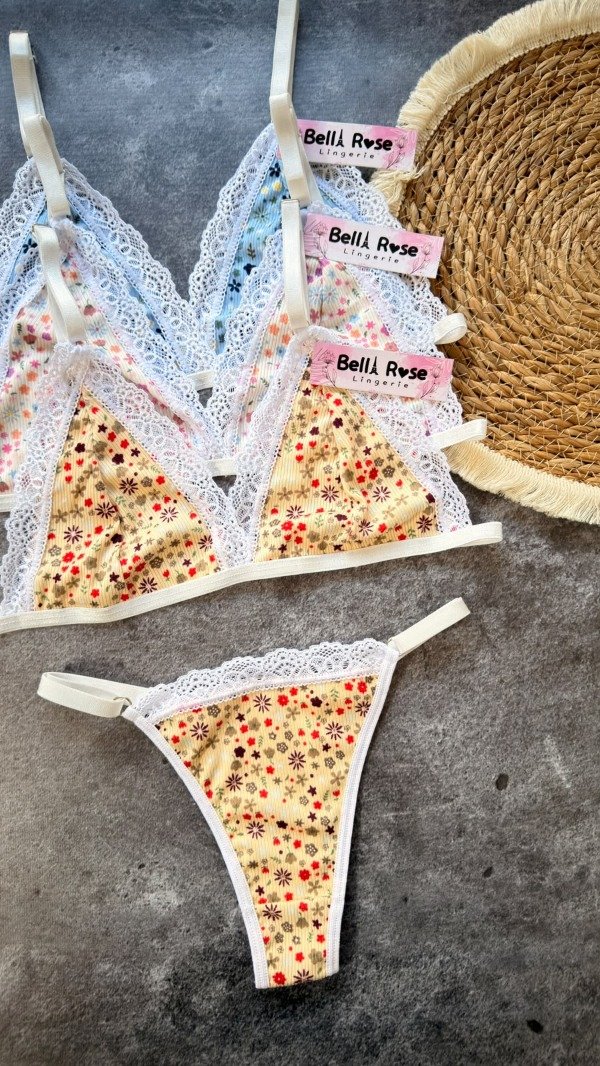 Producto - ART M30 - DOCENA (Conj bralette floreado c/puntilla) - 0