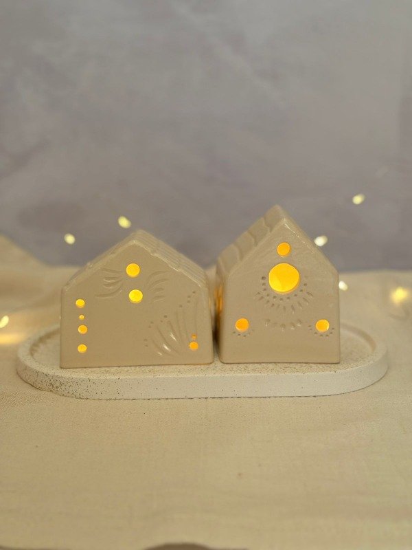 Producto - Casita cerámica (incluye velita)