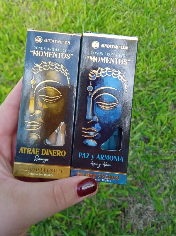 Producto - Sahumerios en cono momentos - Aromanza
