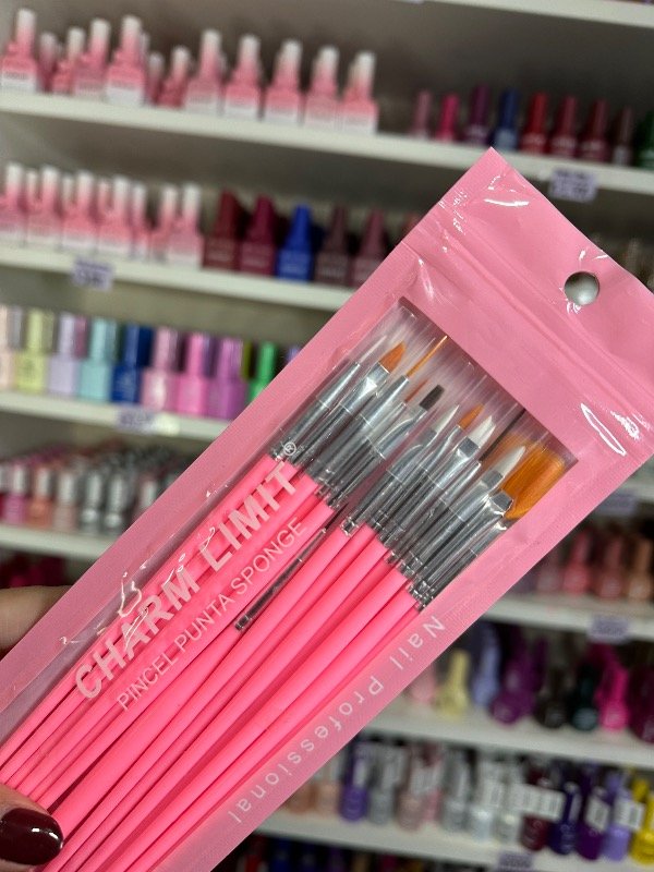 Producto - SET PINCELES NAIL ART x15 (Charm)