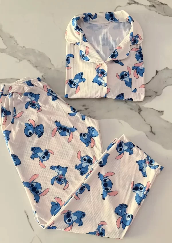Producto - Pijama morley Stitch blanco ML
